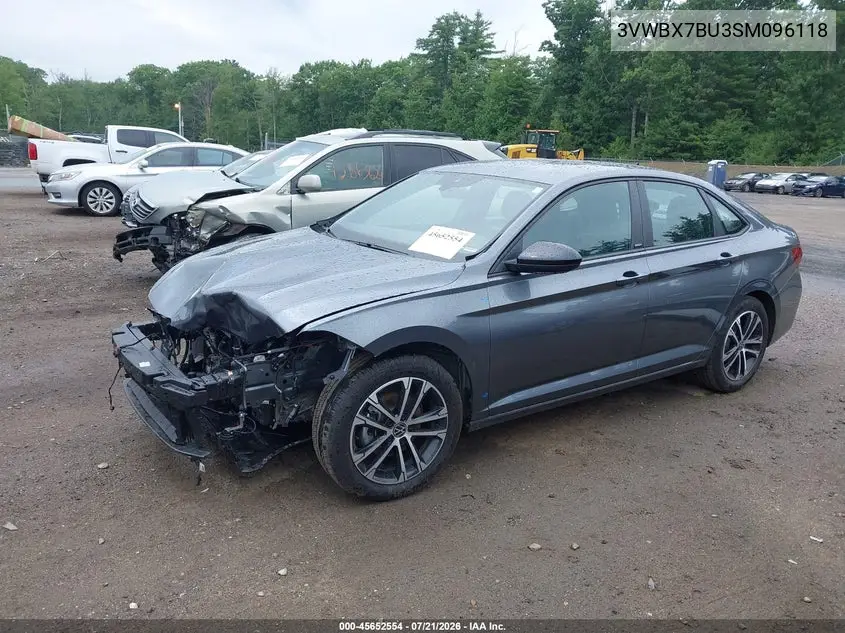 2025 Volkswagen Jetta 1.5T Sport VIN: 3VWBX7BU3SM096118 Lot: 45652554