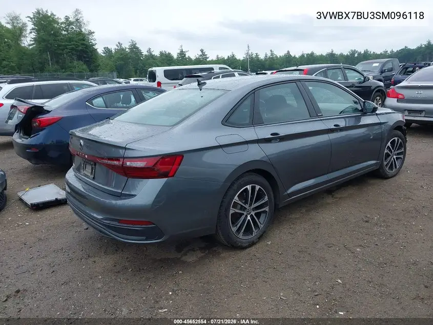 2025 Volkswagen Jetta 1.5T Sport VIN: 3VWBX7BU3SM096118 Lot: 45652554