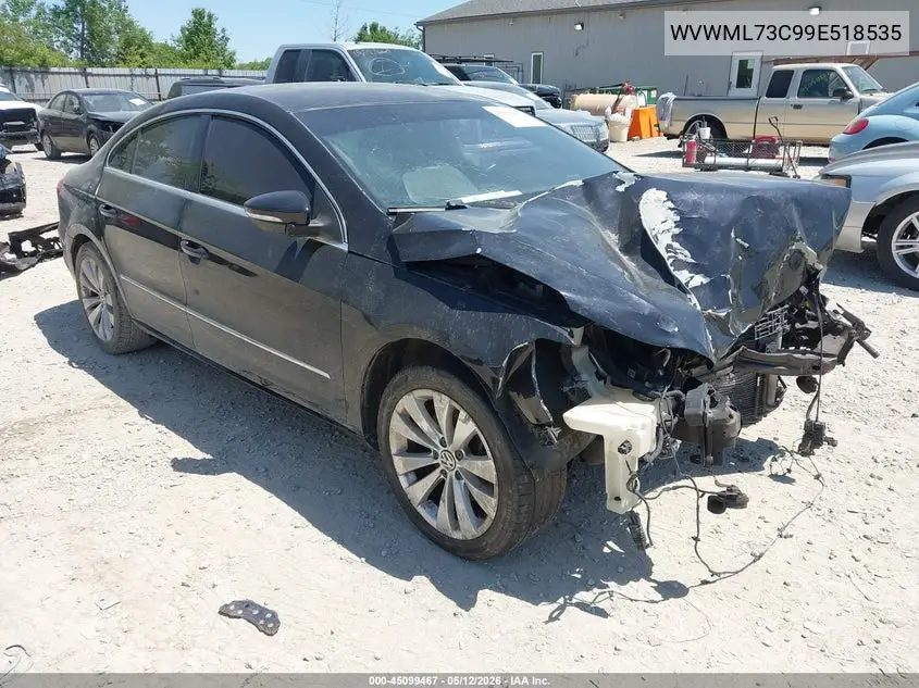 2009 Volkswagen Cc Sport VIN: WVWML73C99E518535 Lot: 45099467