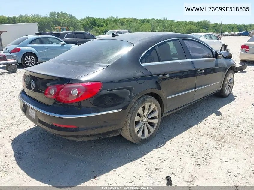 2009 Volkswagen Cc Sport VIN: WVWML73C99E518535 Lot: 45099467