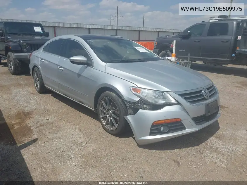 2009 Volkswagen Cc Luxury VIN: WVWHL73C19E509975 Lot: 45433293