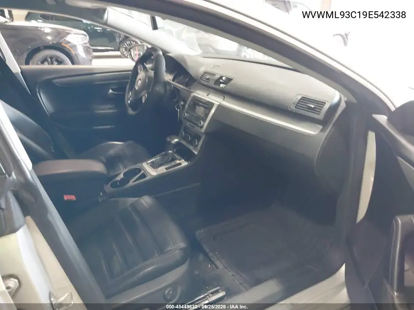 2009 Volkswagen Cc Sport VIN: WVWML93C19E542338 Lot: 45449832