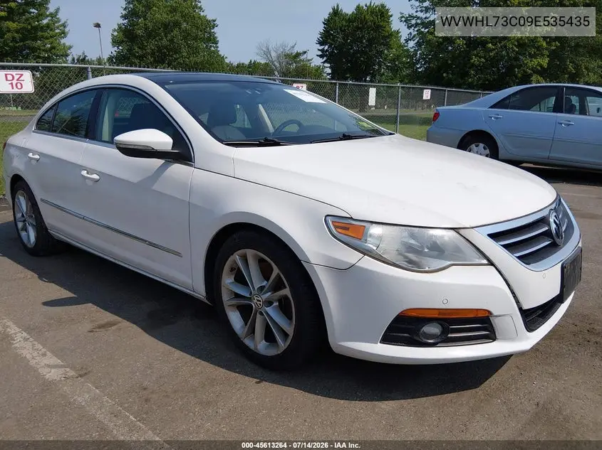 2009 Volkswagen Cc Luxury VIN: WVWHL73C09E535435 Lot: 45613264