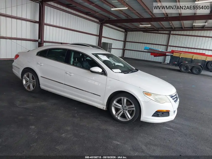 2010 Volkswagen Cc Sport VIN: WVWMN7AN2AE555400 Lot: 45156715