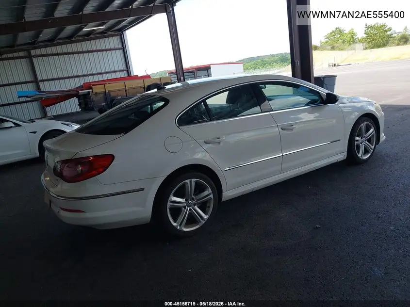 2010 Volkswagen Cc Sport VIN: WVWMN7AN2AE555400 Lot: 45156715