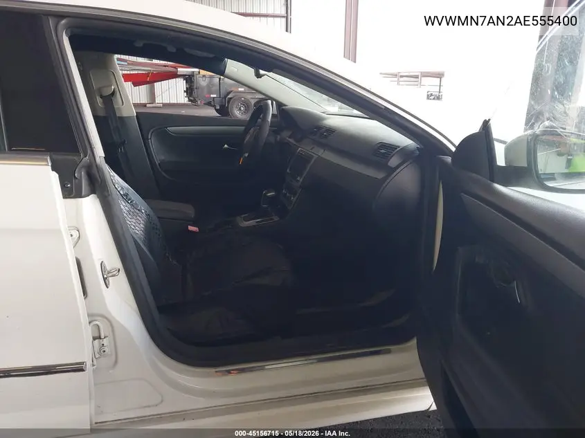 2010 Volkswagen Cc Sport VIN: WVWMN7AN2AE555400 Lot: 45156715