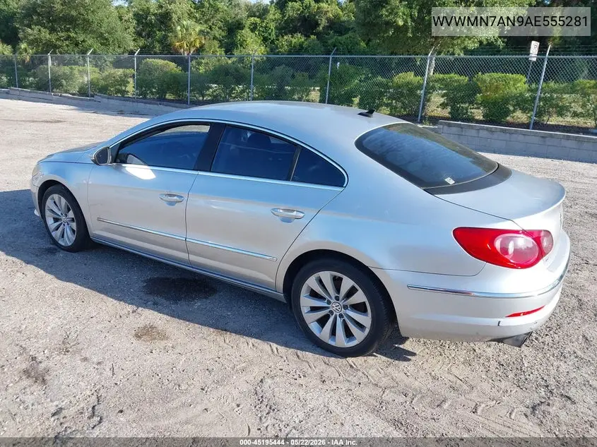 2010 Volkswagen Cc Sport VIN: WVWMN7AN9AE555281 Lot: 45195444