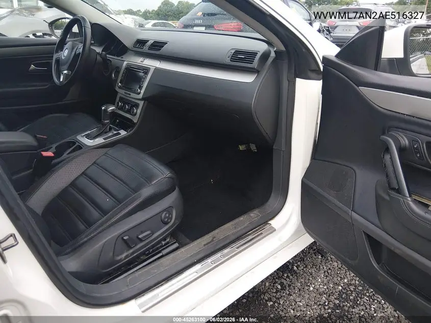2010 Volkswagen Cc Sport VIN: WVWML7AN2AE516327 Lot: 45263100