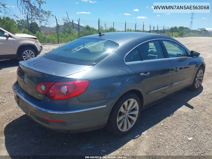 2010 Volkswagen Cc Sport VIN: WVWMN7AN5AE563068 Lot: 45435274