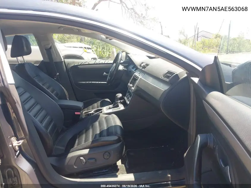 2010 Volkswagen Cc Sport VIN: WVWMN7AN5AE563068 Lot: 45435274