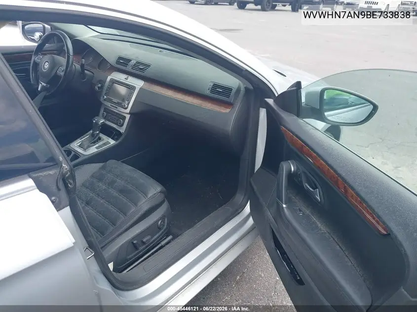 WVWHN7AN9BE733838 2011 Volkswagen Cc Lux Limited