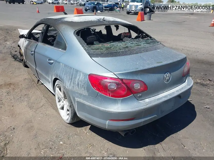 2012 Volkswagen Cc Lux VIN: WVWHP7AN9CE500053 Lot: 45574017