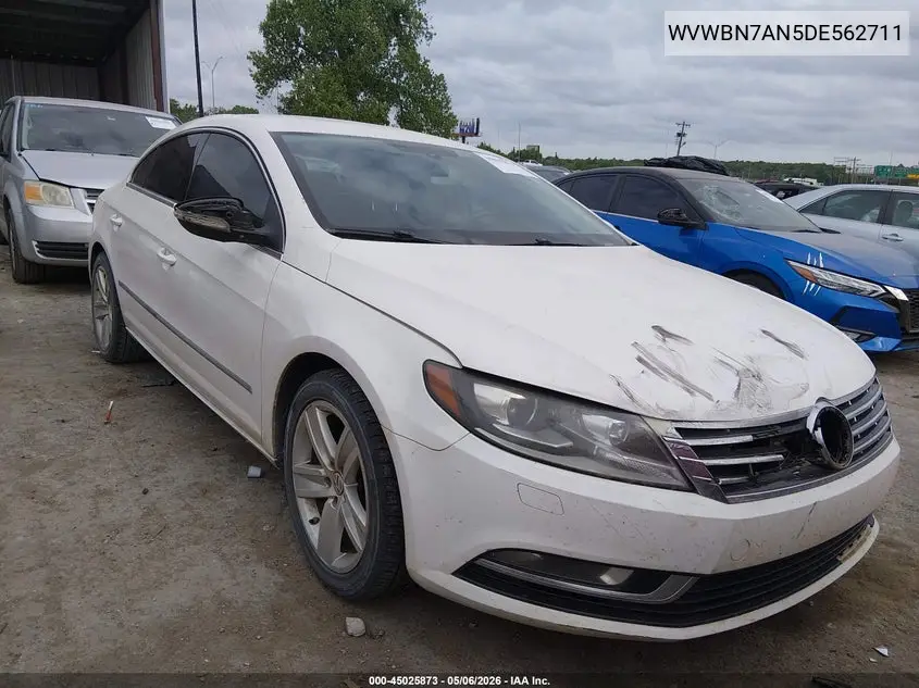 2013 Volkswagen Cc 2.0T Sport VIN: WVWBN7AN5DE562711 Lot: 45025873