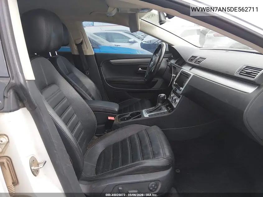2013 Volkswagen Cc 2.0T Sport VIN: WVWBN7AN5DE562711 Lot: 45025873