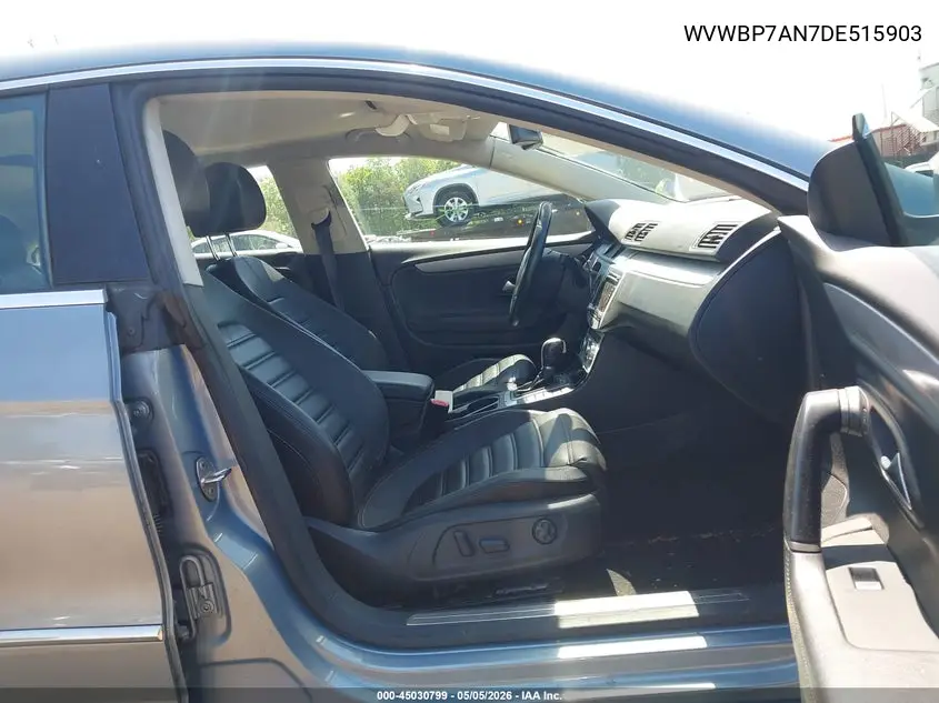 2013 Volkswagen Cc 2.0T Sport VIN: WVWBP7AN7DE515903 Lot: 45030799