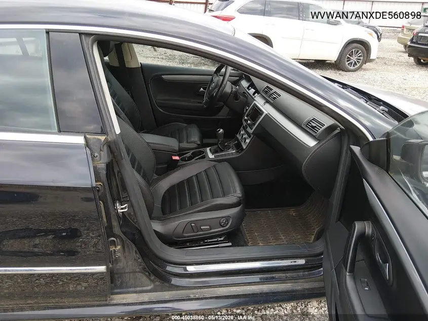 2013 Volkswagen Cc 2.0T R-Line VIN: WVWAN7ANXDE560898 Lot: 45038860