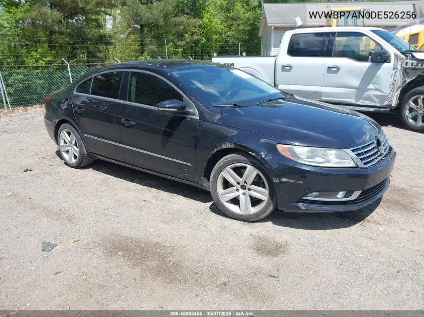 2013 Volkswagen Cc 2.0T Sport VIN: WVWBP7AN0DE526256 Lot: 45063455