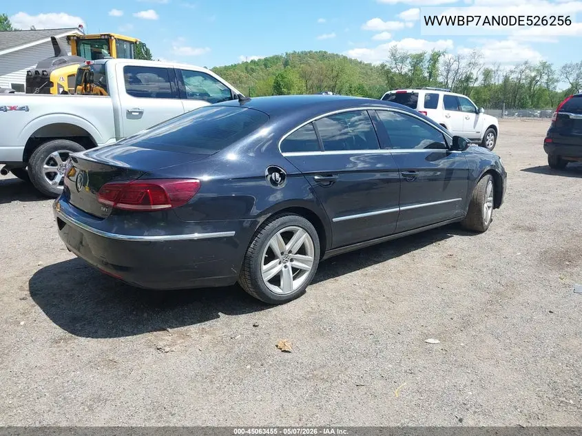 2013 Volkswagen Cc 2.0T Sport VIN: WVWBP7AN0DE526256 Lot: 45063455