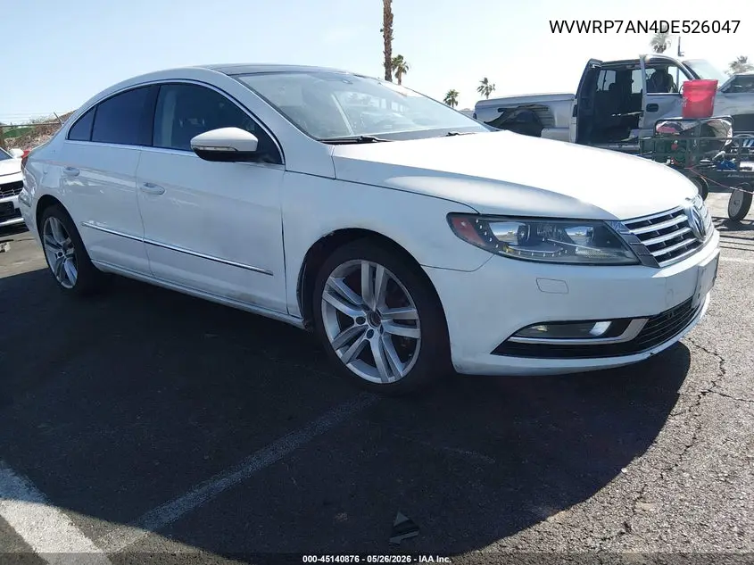 2013 Volkswagen Cc 2.0T Lux VIN: WVWRP7AN4DE526047 Lot: 45140876