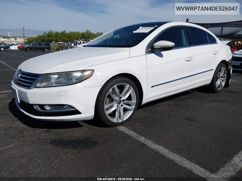 2013 Volkswagen Cc 2.0T Lux VIN: WVWRP7AN4DE526047 Lot: 45140876