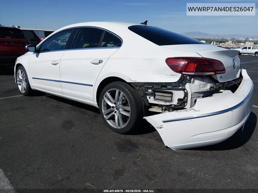 2013 Volkswagen Cc 2.0T Lux VIN: WVWRP7AN4DE526047 Lot: 45140876