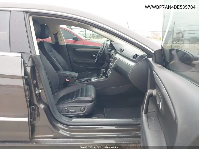 2013 Volkswagen Cc 2.0T Sport Plus VIN: WVWBP7AN4DE535784 Lot: 45170329