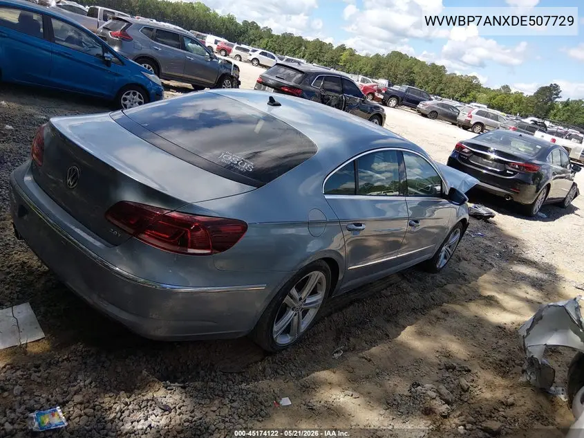 2013 Volkswagen Cc 2.0T Sport Plus VIN: WVWBP7ANXDE507729 Lot: 45174122