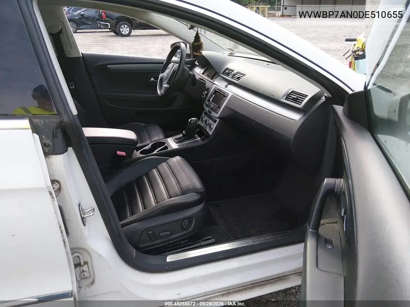 2013 Volkswagen Cc 2.0T Sport Plus VIN: WVWBP7AN0DE510655 Lot: 45255572