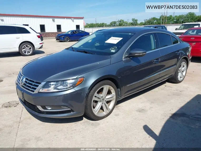 2013 Volkswagen Cc 2.0T Sport Plus VIN: WVWBP7AN7DE502083 Lot: 45268050