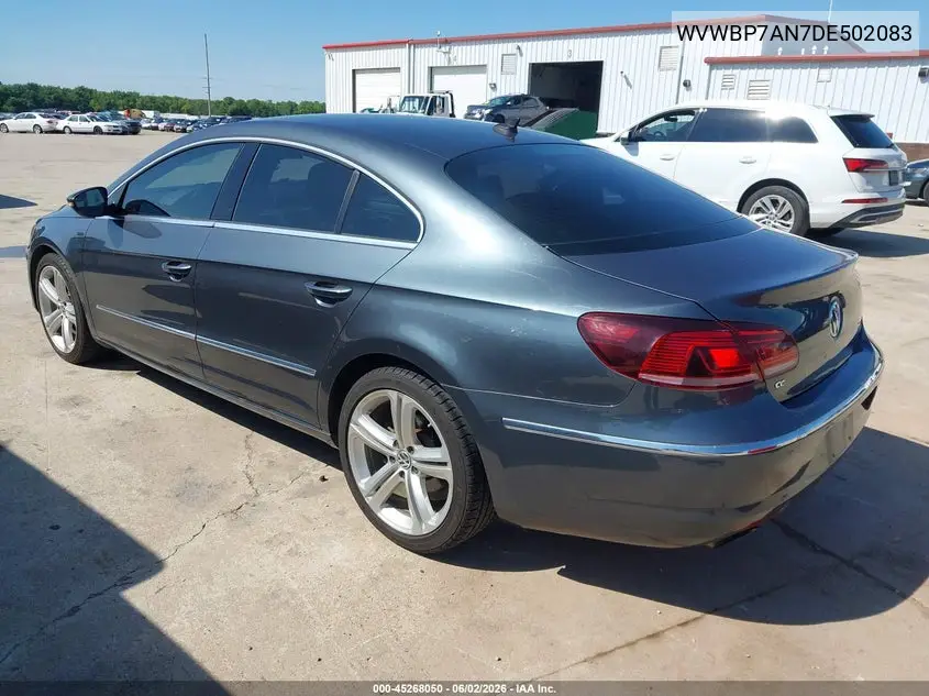 2013 Volkswagen Cc 2.0T Sport Plus VIN: WVWBP7AN7DE502083 Lot: 45268050
