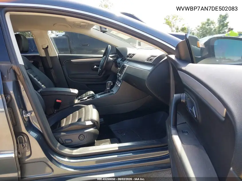 2013 Volkswagen Cc 2.0T Sport Plus VIN: WVWBP7AN7DE502083 Lot: 45268050