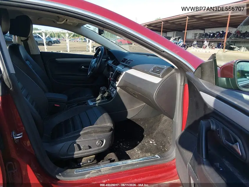 2013 Volkswagen Cc 2.0T Sport VIN: WVWBP7AN3DE556707 Lot: 45329317