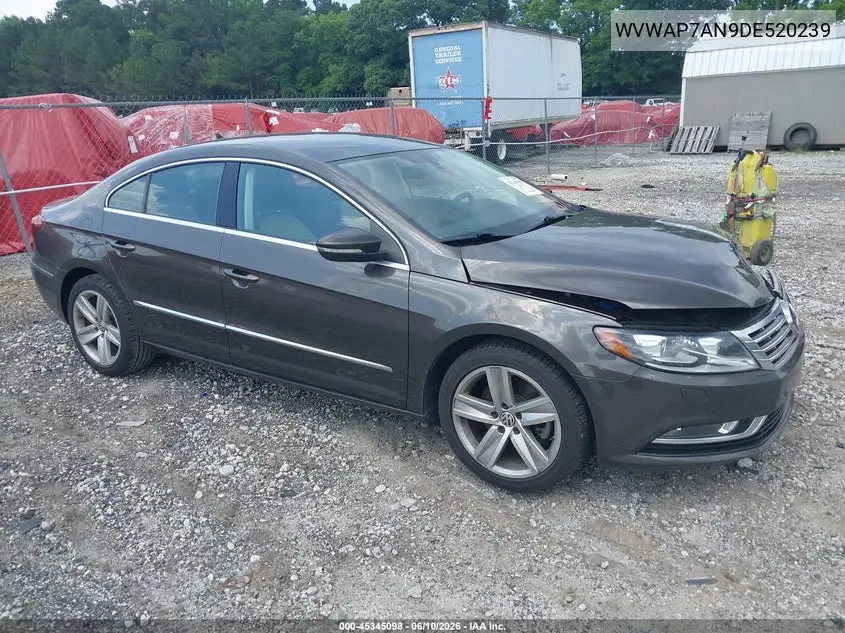 2013 Volkswagen Cc 2.0T Sport VIN: WVWAP7AN9DE520239 Lot: 45345098