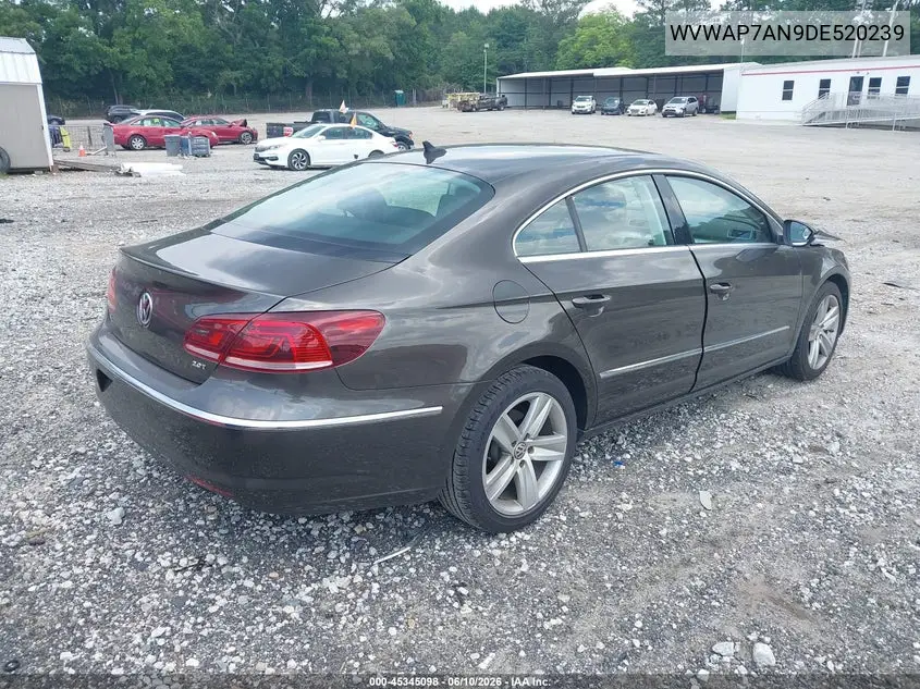2013 Volkswagen Cc 2.0T Sport VIN: WVWAP7AN9DE520239 Lot: 45345098