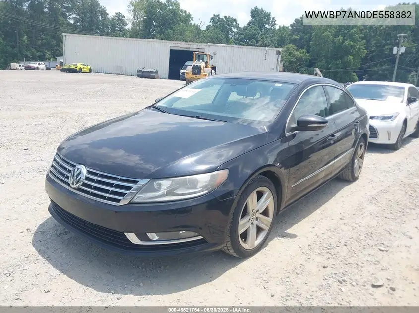 2013 Volkswagen Cc 2.0T Sport VIN: WVWBP7AN0DE558382 Lot: 45521754