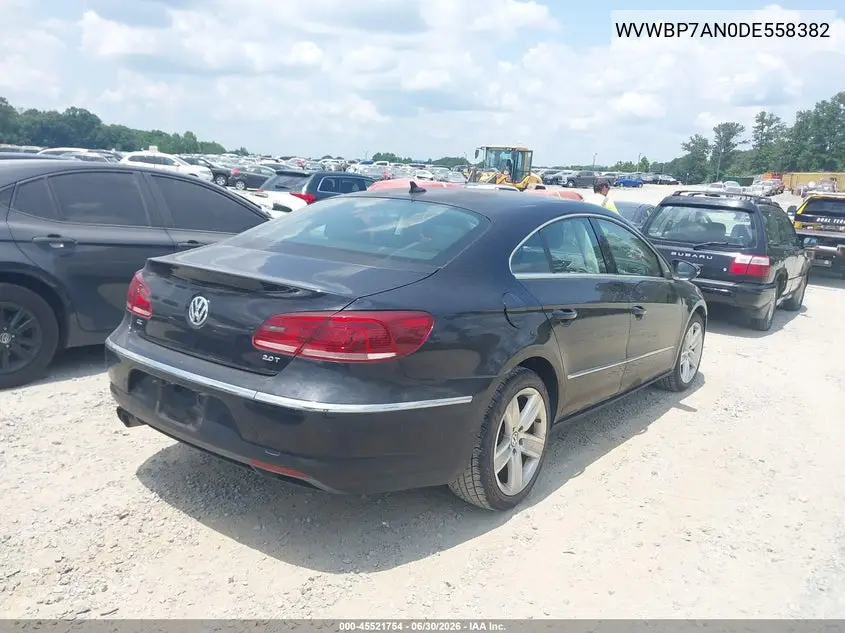 2013 Volkswagen Cc 2.0T Sport VIN: WVWBP7AN0DE558382 Lot: 45521754
