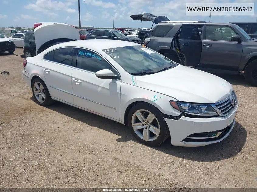 2013 Volkswagen Cc 2.0T Sport VIN: WVWBP7AN2DE556942 Lot: 45533099