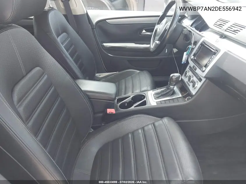 2013 Volkswagen Cc 2.0T Sport VIN: WVWBP7AN2DE556942 Lot: 45533099