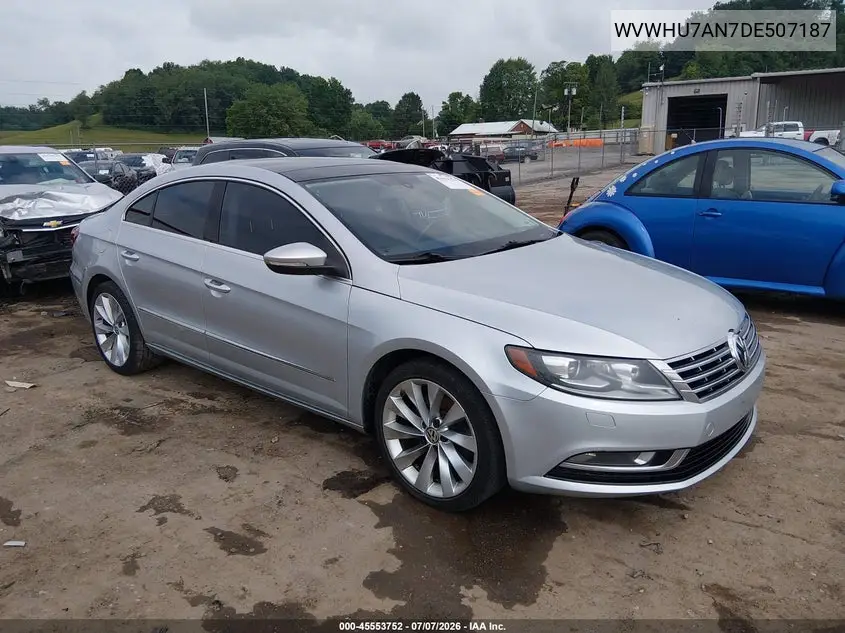 2013 Volkswagen Cc 3.6L Vr6 Lux VIN: WVWHU7AN7DE507187 Lot: 45553752