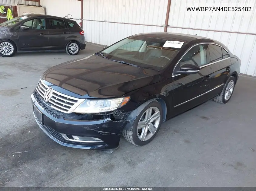 2013 Volkswagen Cc 2.0T Sport VIN: WVWBP7AN4DE525482 Lot: 45633748