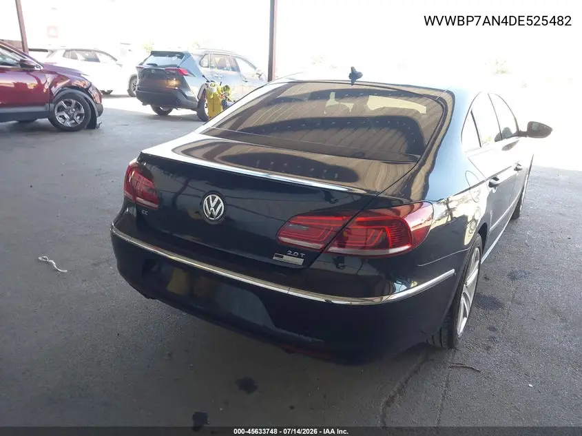 2013 Volkswagen Cc 2.0T Sport VIN: WVWBP7AN4DE525482 Lot: 45633748