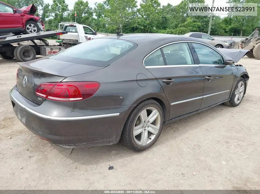 2014 Volkswagen Cc 2.0T Sport VIN: WVWBN7AN5EE523991 Lot: 45334885