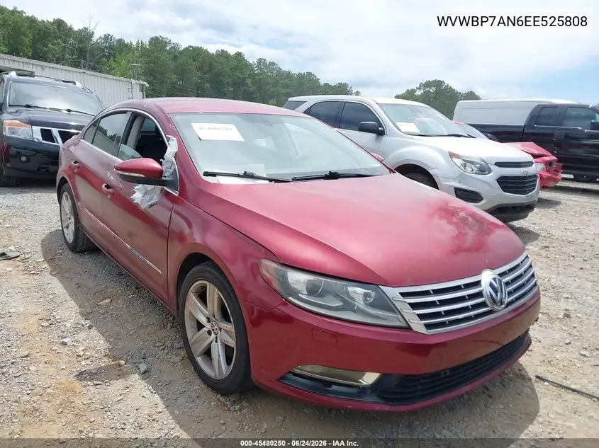 2014 Volkswagen Cc 2.0T Sport VIN: WVWBP7AN6EE525808 Lot: 45480250