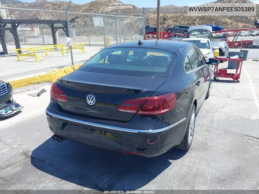 2014 Volkswagen Cc Sport VIN: WVWBP7ANOEE505389 Lot: 45507970