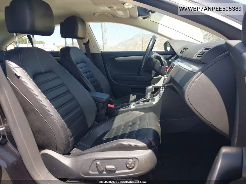 2014 Volkswagen Cc Sport VIN: WVWBP7ANOEE505389 Lot: 45507970