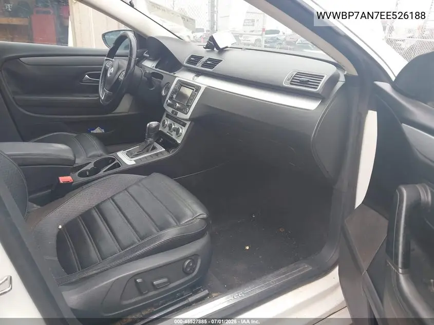 2014 Volkswagen Cc 2.0T Sport VIN: WVWBP7AN7EE526188 Lot: 45527885