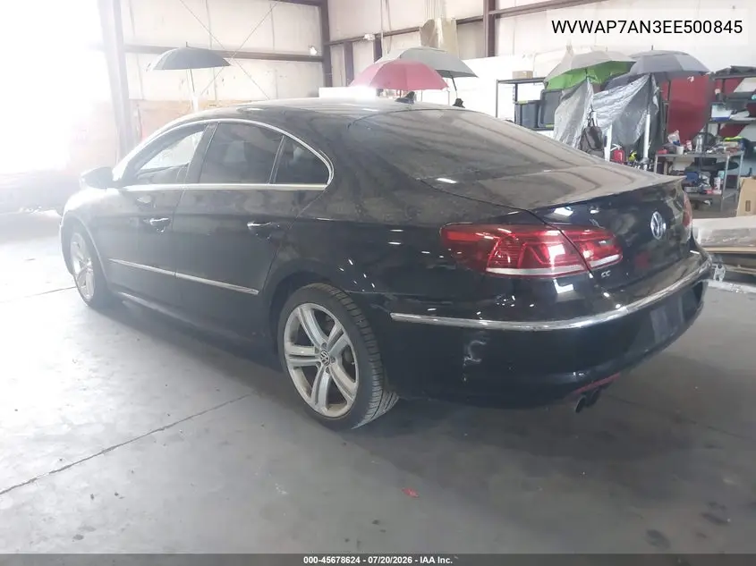 2014 Volkswagen Cc 2.0T R-Line VIN: WVWAP7AN3EE500845 Lot: 45678624