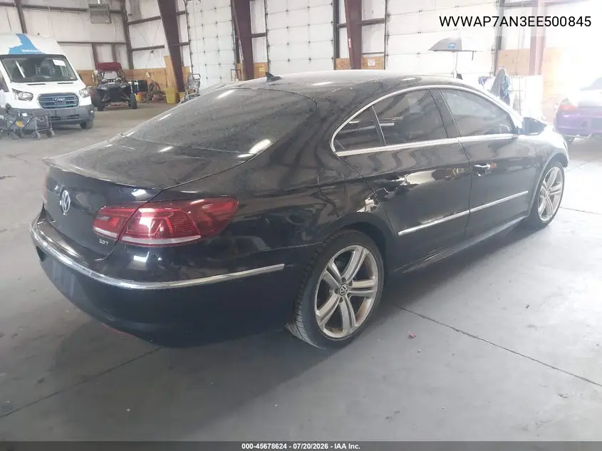2014 Volkswagen Cc 2.0T R-Line VIN: WVWAP7AN3EE500845 Lot: 45678624