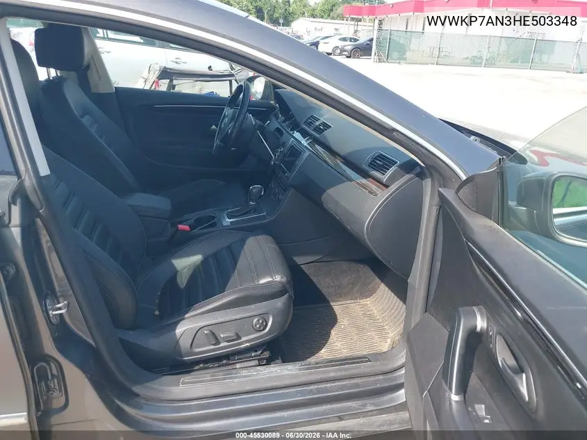 2017 Volkswagen Cc 2.0T Sport VIN: WVWKP7AN3HE503348 Lot: 45530089