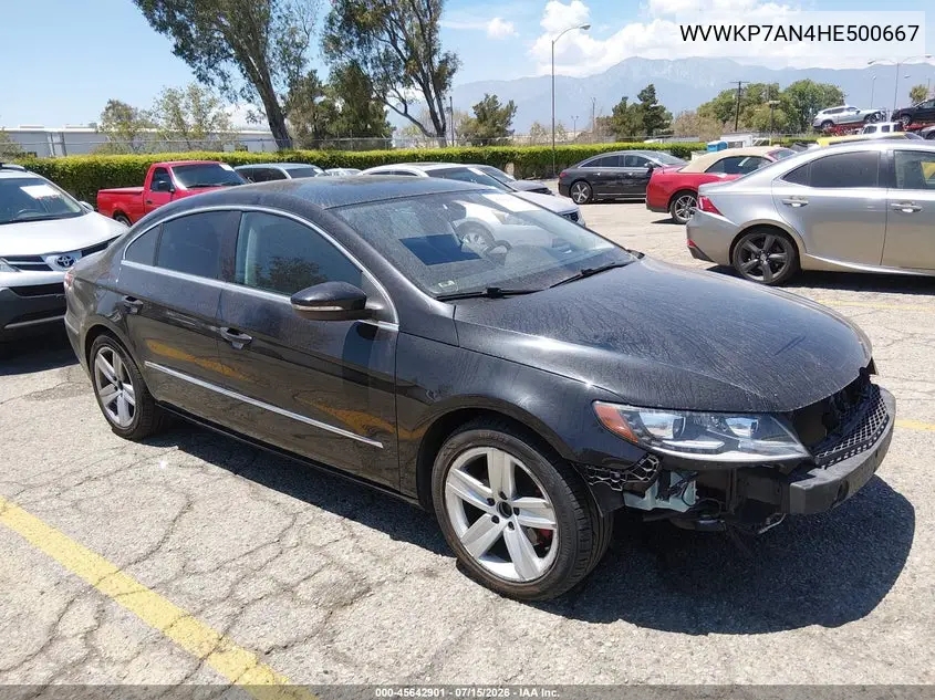 2017 Volkswagen Cc 2.0T Sport VIN: WVWKP7AN4HE500667 Lot: 45642901